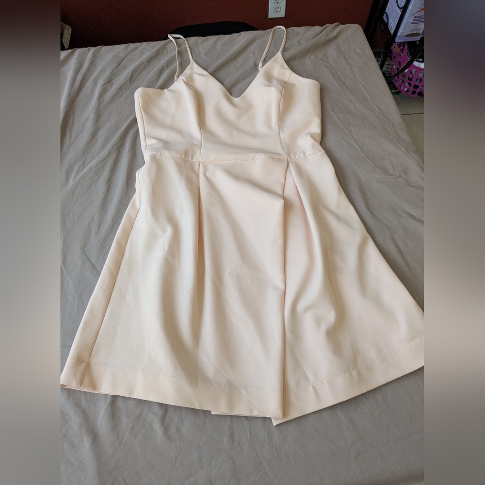 Women's Sleeveless Light Pink Party Dress